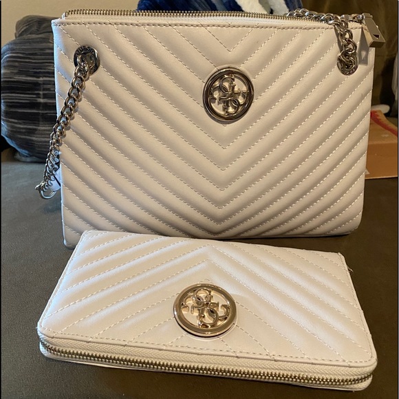 Guess Bags Guess Quilted Bag Matching Wallet Poshmark
